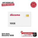 Sim data Docomo 10GB - Bán Đứt - Tặng tai nghe không dây ngẫu nhiên