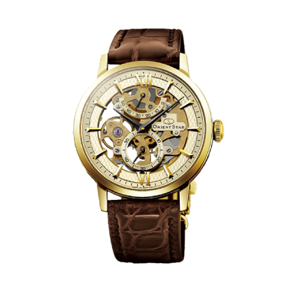 オリエントスター セミスケルトン 腕時計 WZ0031DX