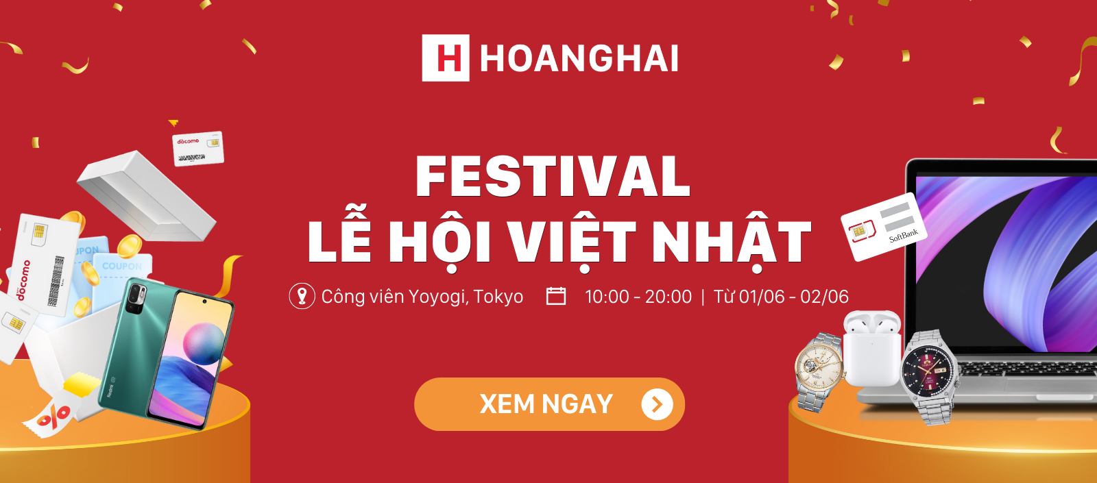 Hoàng Hải Mobile tham dự Festival Lễ hội Việt Nam - Gian hàng ngập tràn ưu đãi