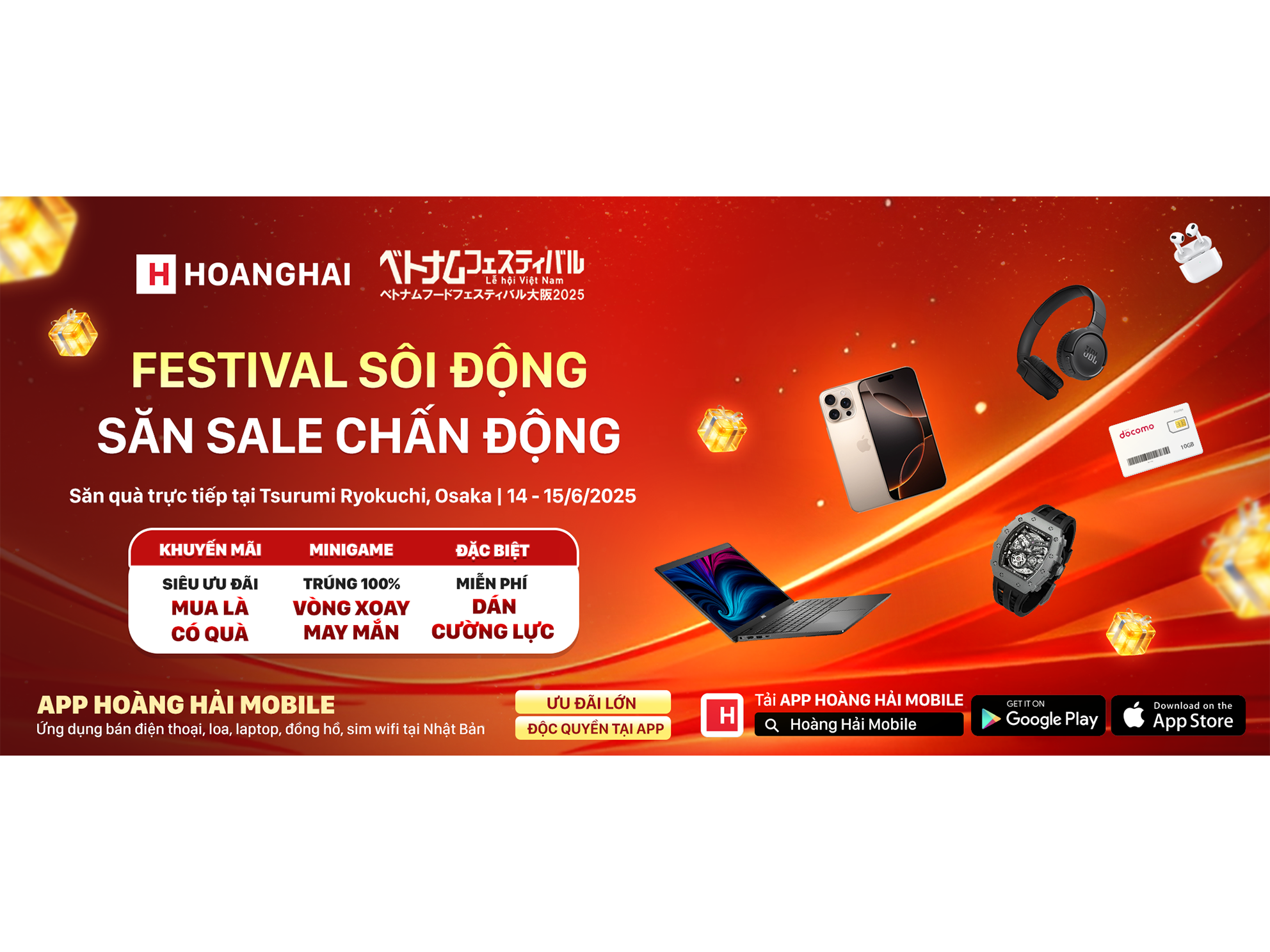 SIÊU ƯU ĐÃI CHỈ CÓ TẠI VIETNAM FOOD FESTIVAL OSAKA 2025