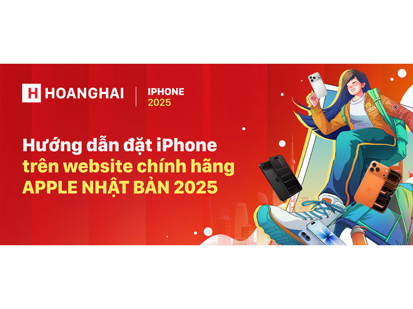 Hướng dẫn đặt trước iPhone trên website chính hãng Apple Nhật Bản 2025