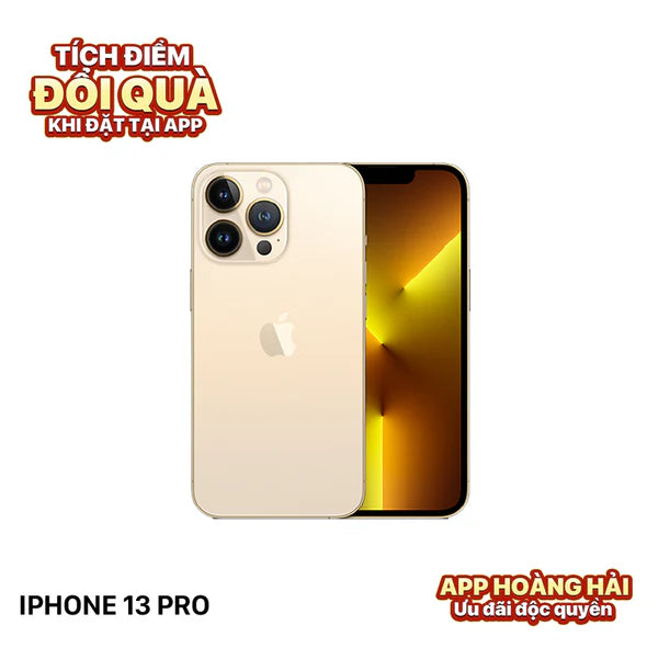 iPhone 13 Pro 256GB Vàng 98% pin 100% Quốc tế từ SB (Không dùng sim SB - Đã thay pin - Đốm camera 3x) - HH6855