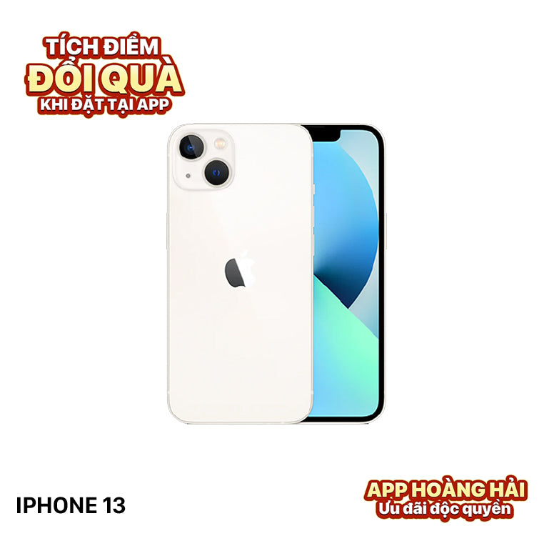 iPhone 13 256GB Trắng 98% pin 100% Máy đã trả hết tiền mạng dùng như Quốc tế Apple (Đã thay pin) - HH2480