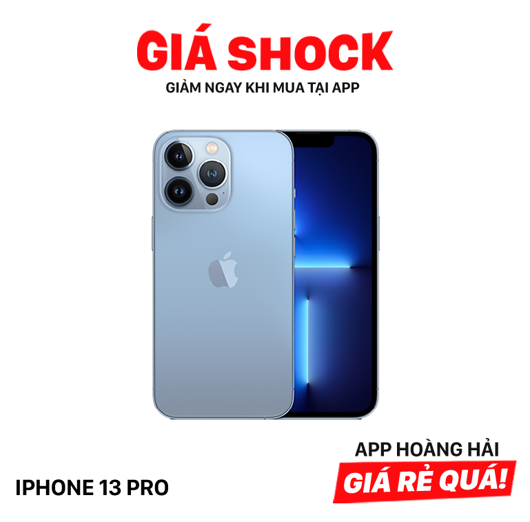 iPhone 13 Pro 256GB Xanh Dương 98% pin 100% Quốc tế từ SB (Không dùng sim SB - Đã thay pin - Đốm camera 3x, xước viền cam)- HH3653