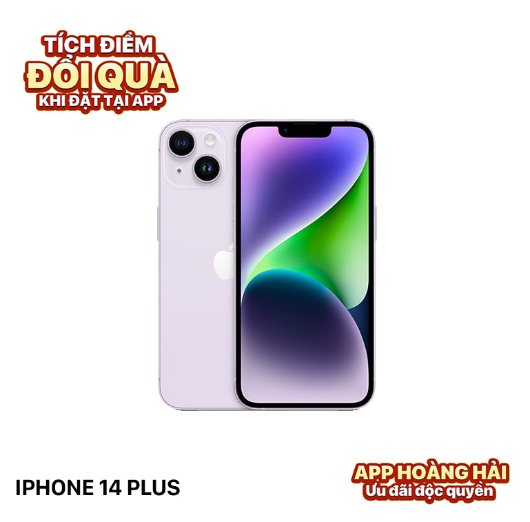 iPhone 14 Plus 128GB Tím 98% pin 88% Quốc Tế Apple (xước viền camera) - HH4048