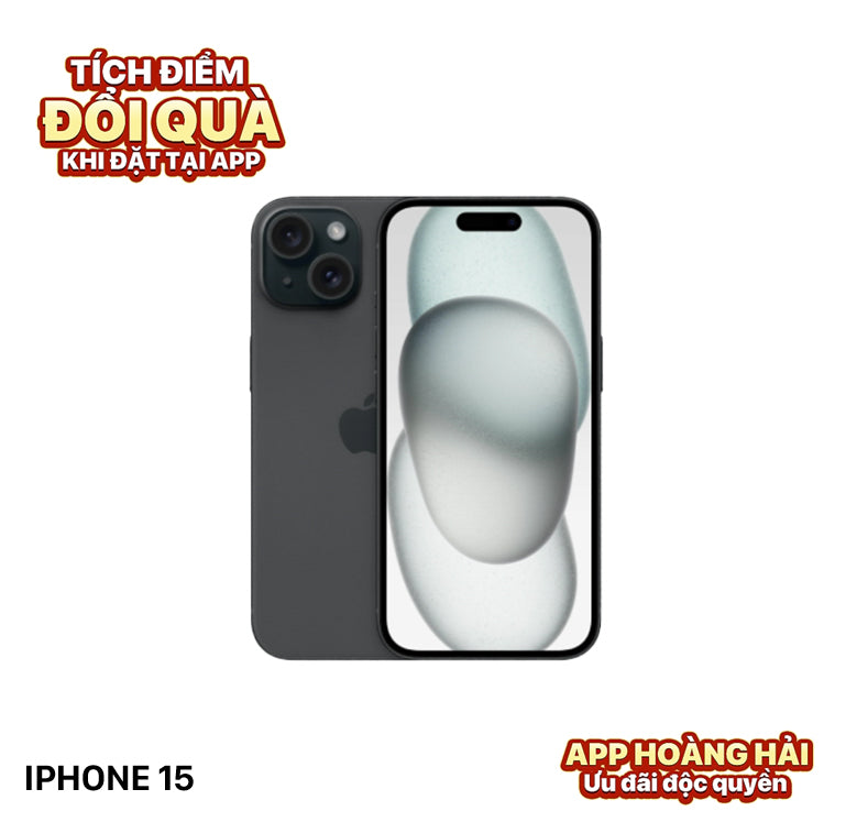 iPhone 15 128GB Đen 97% pin 100% Quốc tế từ AU (Không dùng sim AU - Đã thay pin, xước màn) - HH2930