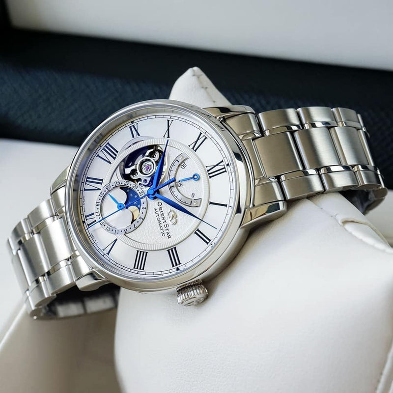 Đồng hồ Orient Star Mechanical Moon Phase RK-AY0102S (Nhận Order)