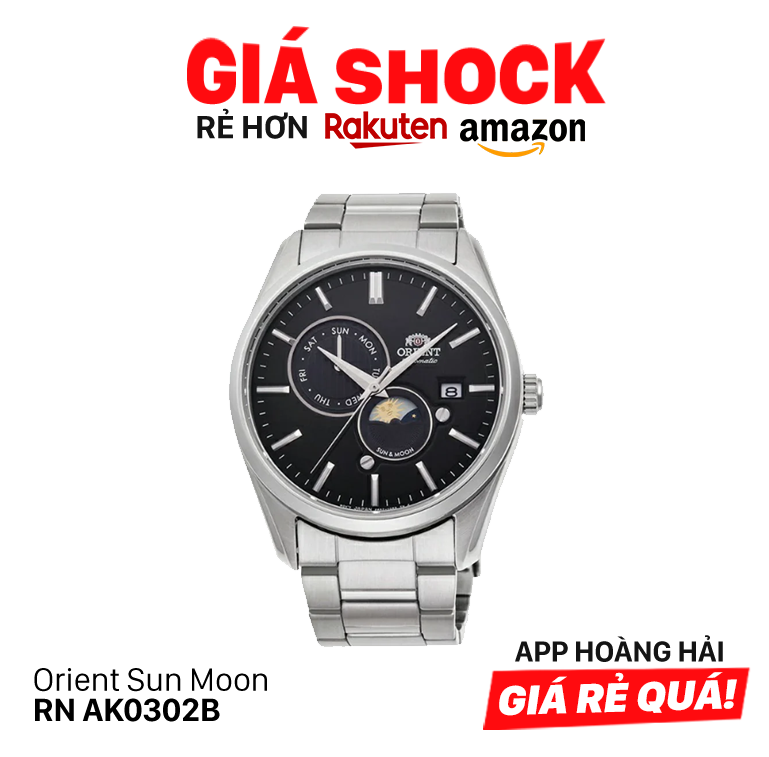 Đồng hồ Orient Sun Moon RN-AK0302B