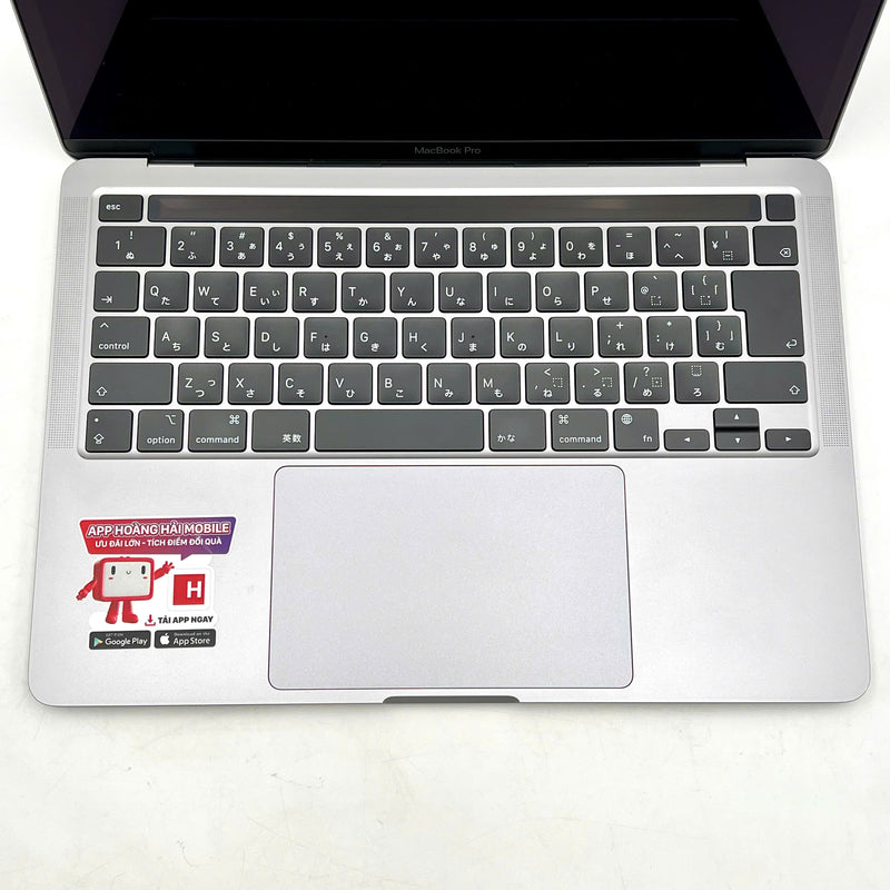 MacBook Pro 2020 13.3in Xám Apple M1/RAM 16GB/ SSD 512GB 98% pin 100% sạc 48 lần BPTN