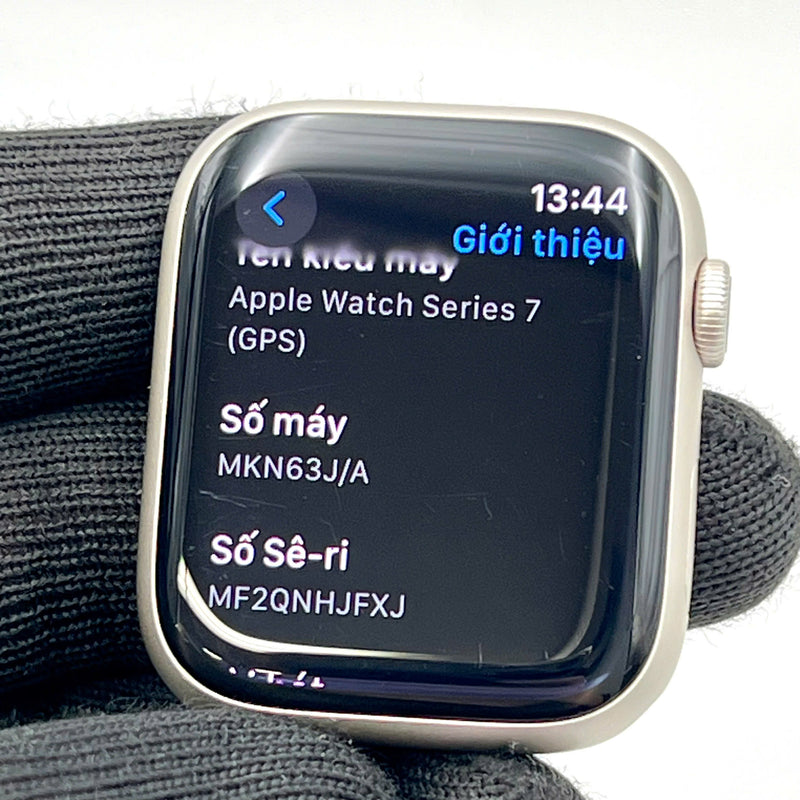 Apple Watch Series 7 45mm GPS 98% Starlight Aluminium Case with Starlight Sport Band