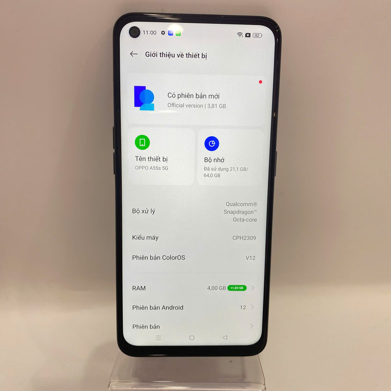 Oppo A55S 5G Đen 4G/64G  98%