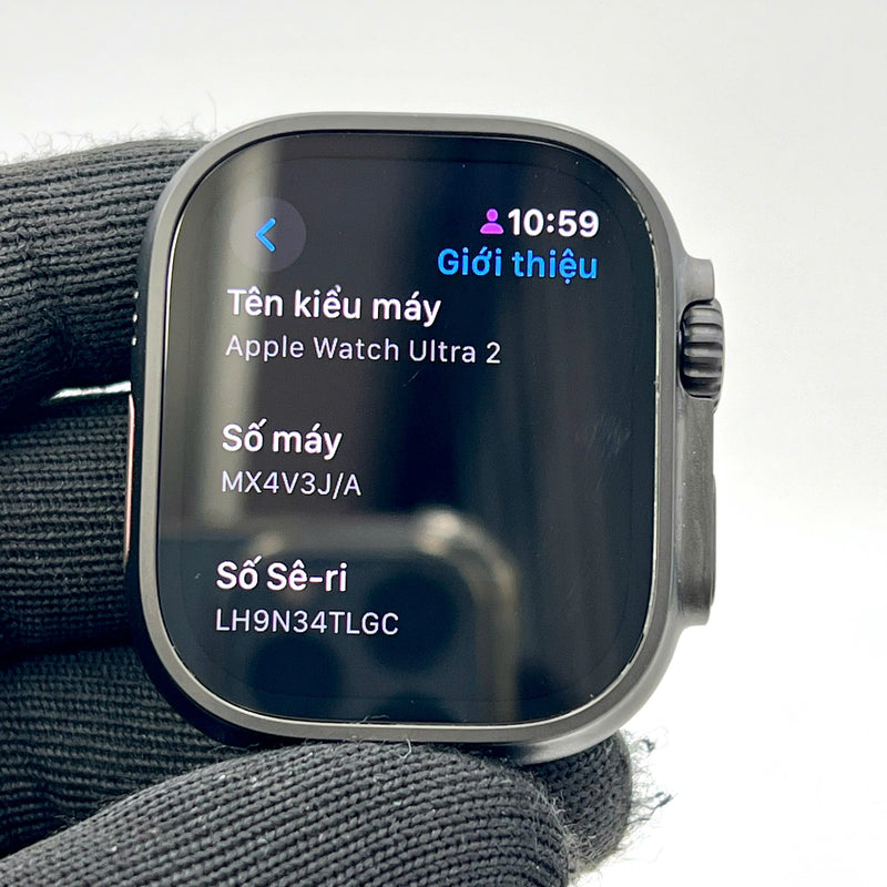 Apple Watch Ultra 2 49mm 4G + GPS Black Titanium Case/ Black Trail Loop 99% Nguyên hộp Từ SB