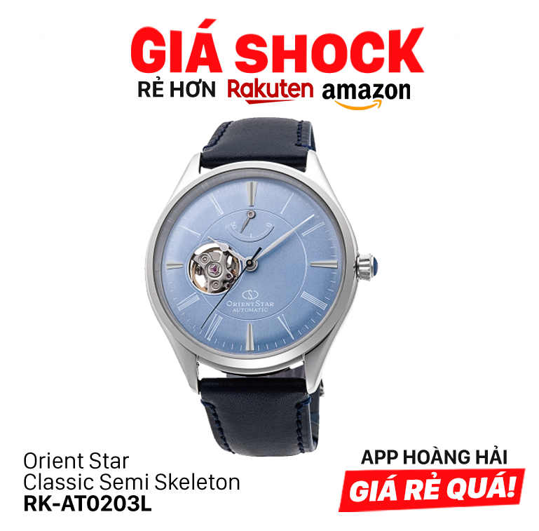 Đồng hồ Orient Star Classic Semi Skeleton RK-AT0203L