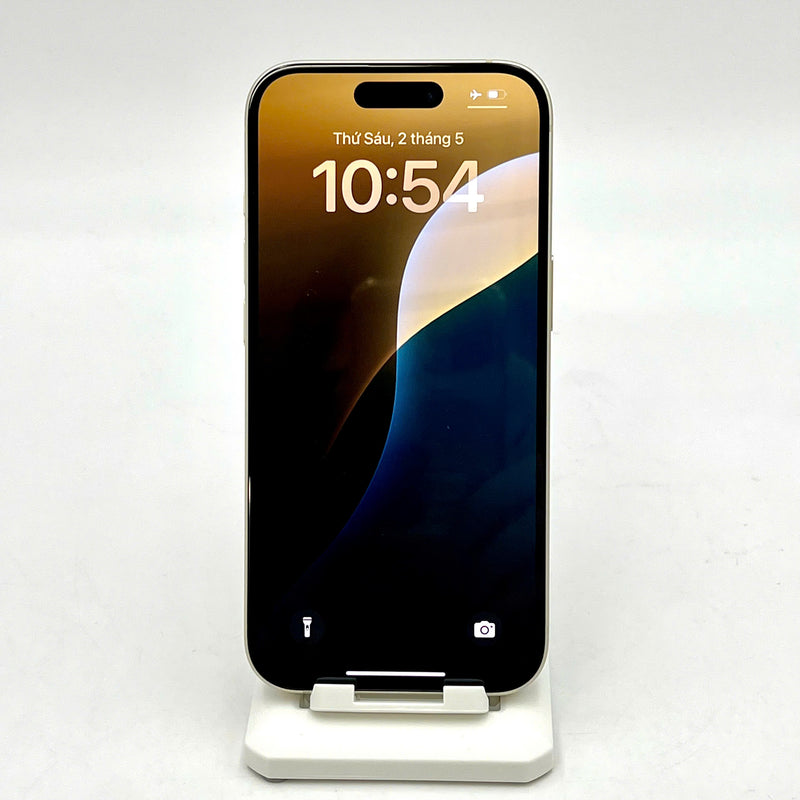 iPhone 15 128GB Vàng 98% pin 92% Quốc tế từ SB (Không dùng sim SB -Sứt viền) - HH3328