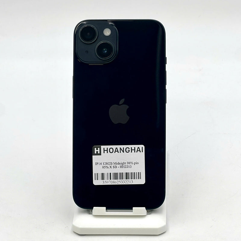 iPhone 14 128GB Đen 98% pin 85%  Quốc tế từ SB (Không dùng sim SB)  - HH2213
