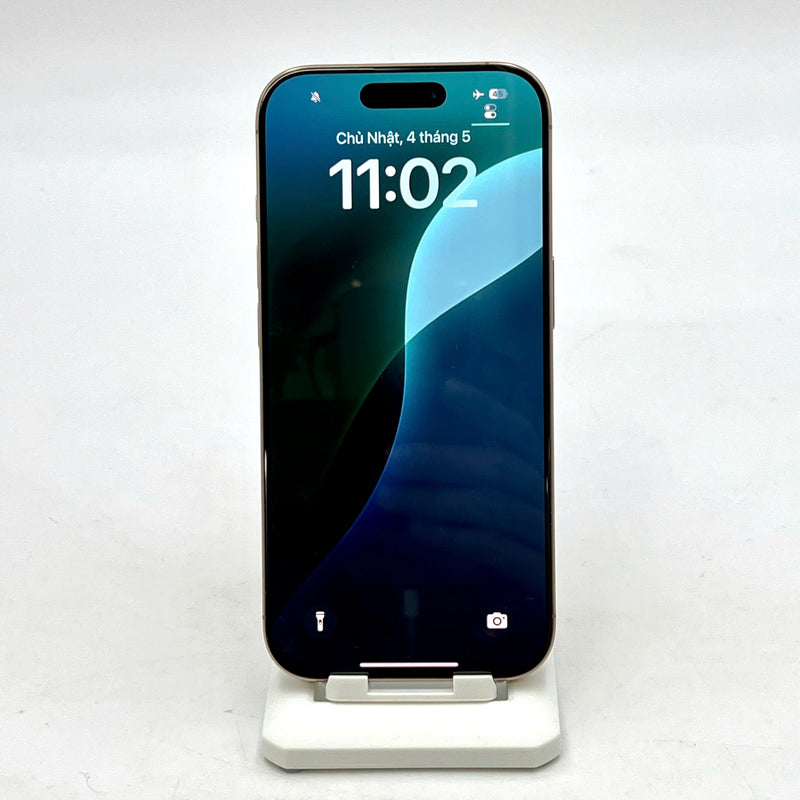 iPhone 16 Pro 256GB Vàng Sa Mạc 99% pin 100% Quốc tế từ SB (Không dùng sim SB) ĐBH - HH7350