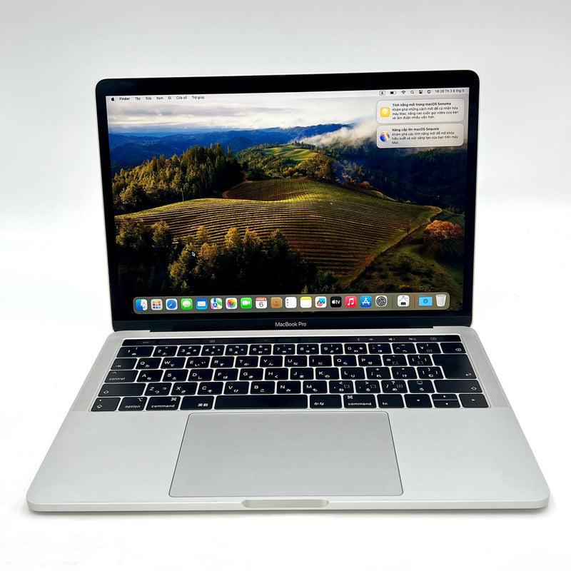Macbook Pro 2018 13.3in Bạc i5 / RAM 8G / SSD 256G 98% Sạc 143 lần BPTN
