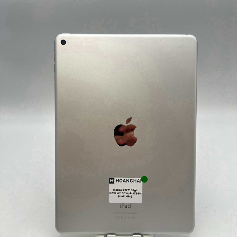 Ipad Air 2 9.7" 32GB Silver Wifi 98% pin từ 95% (Xước viền)