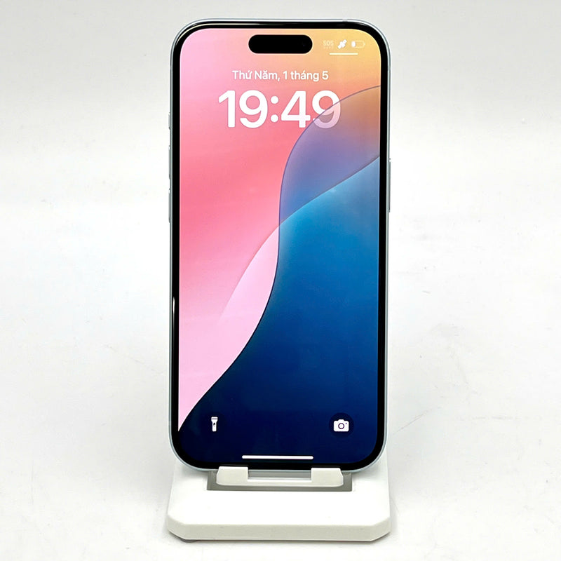 iPhone 15 128GB Xanh Dương 99% pin 100%  Quốc tế từ AU (Không dùng sim AU- Sạc 59 lần) - HH8656