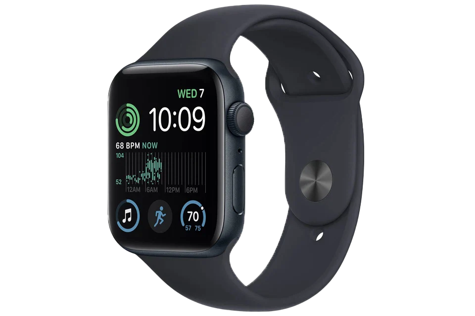 Apple Watch SE 2 44mm GPS 98% Midnight Aluminum Case with Midnight Spo