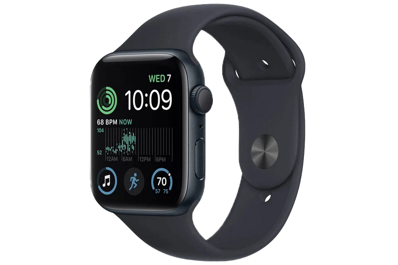 Apple Watch SE 2 44mm GPS 98% Midnight Aluminum Case with Midnight Sport Band