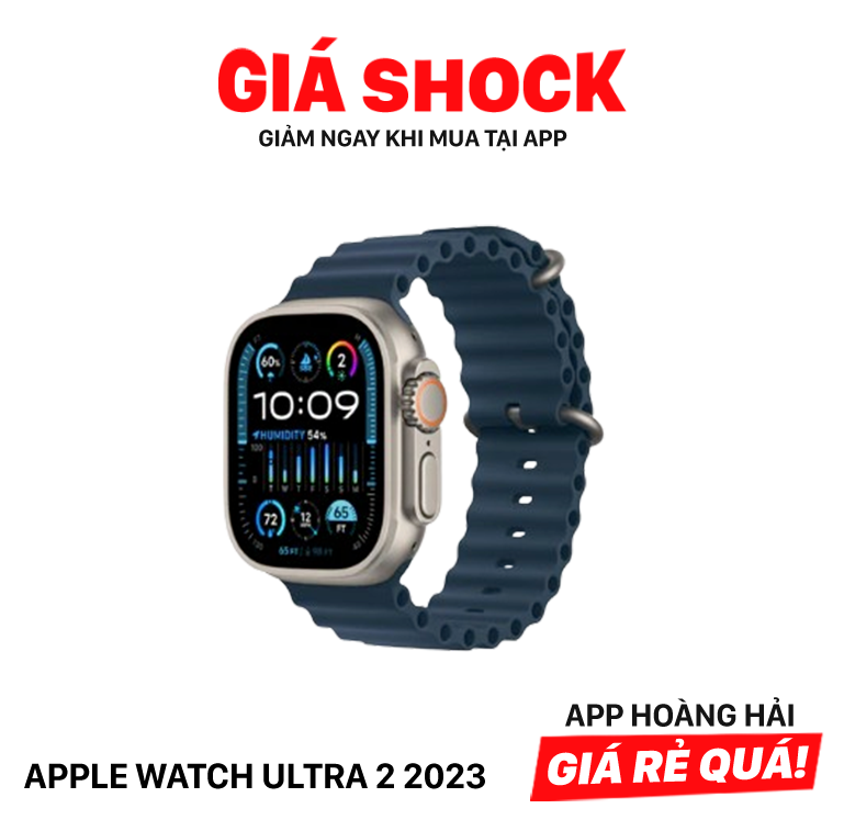 Apple Watch Ultra 2 2023 49mm 4G+GPS Nguyên hộp Vỏ titan/Dây cao su Từ SB