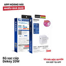 Bộ sạc cáp Dekey 20W