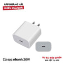 Củ sạc nhanh 20W Không Hộp