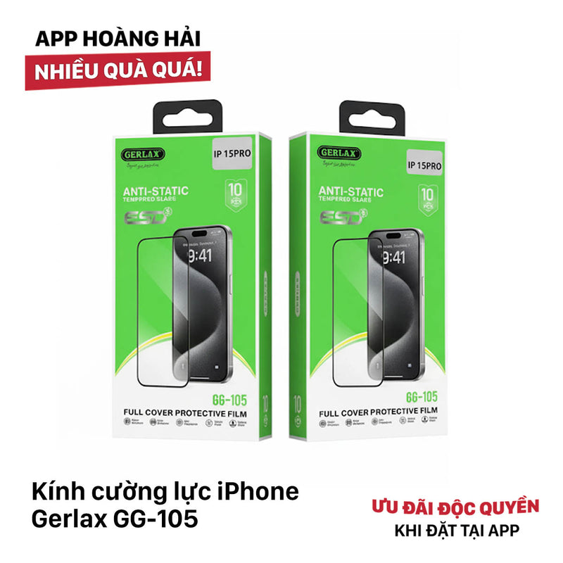Kính cường lực Gerlax GG-105