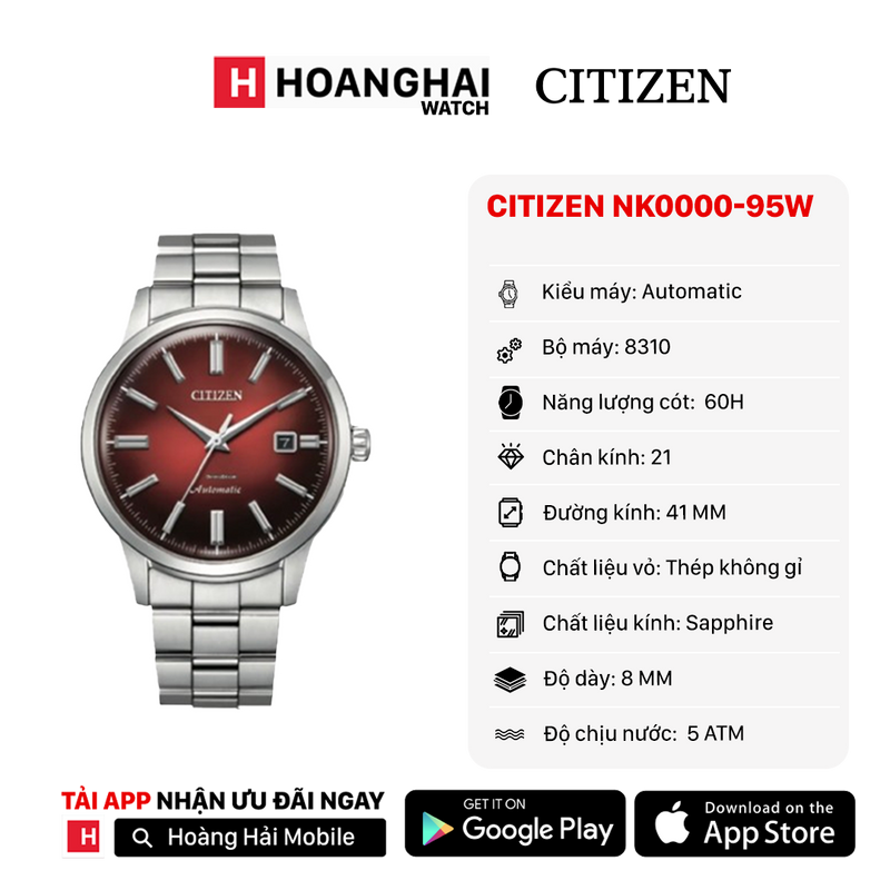 Đồng hồ Nam Citizen NK0000-95W