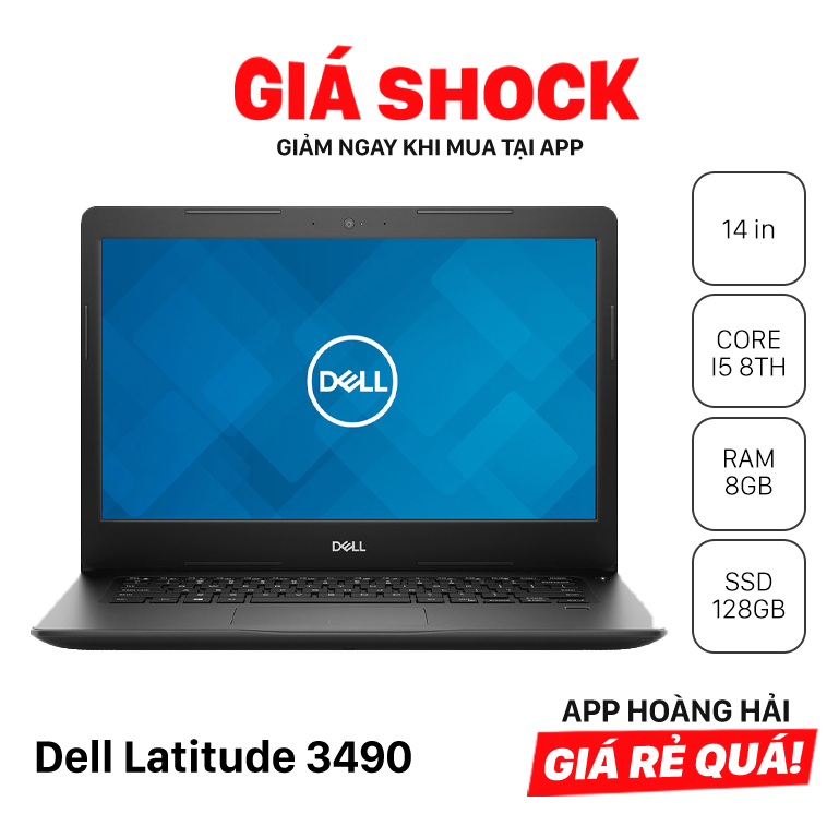 Dell Latitude 3490 14in i5 8250U/ RAM 8GB/ SSD 128GB Likenew