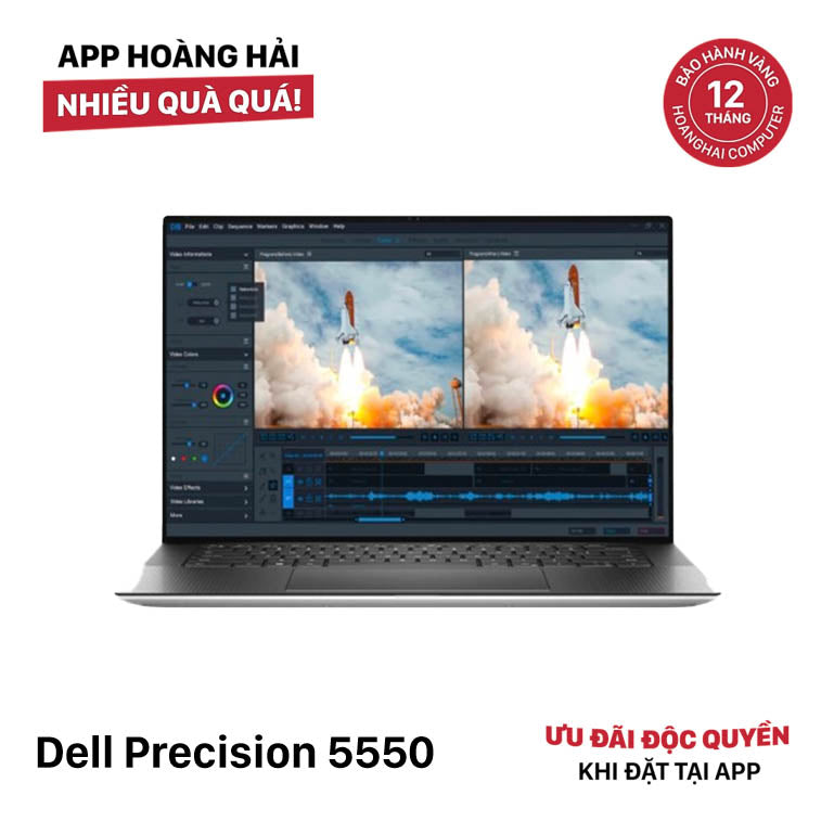 Dell Precision 5550 15.6in Quadro T2000 i9-10885H/ RAM 64GB/ SSD 2TB Likenew