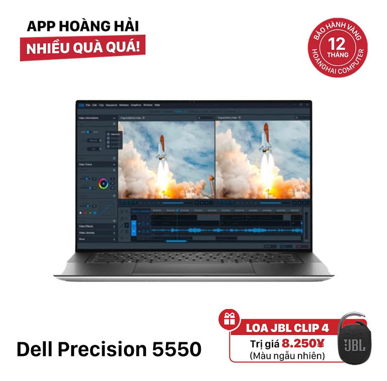 Dell Precision 5550 15.6in Quadro T2000 i9-10885H/ RAM 64GB/ SSD 2TB Likenew