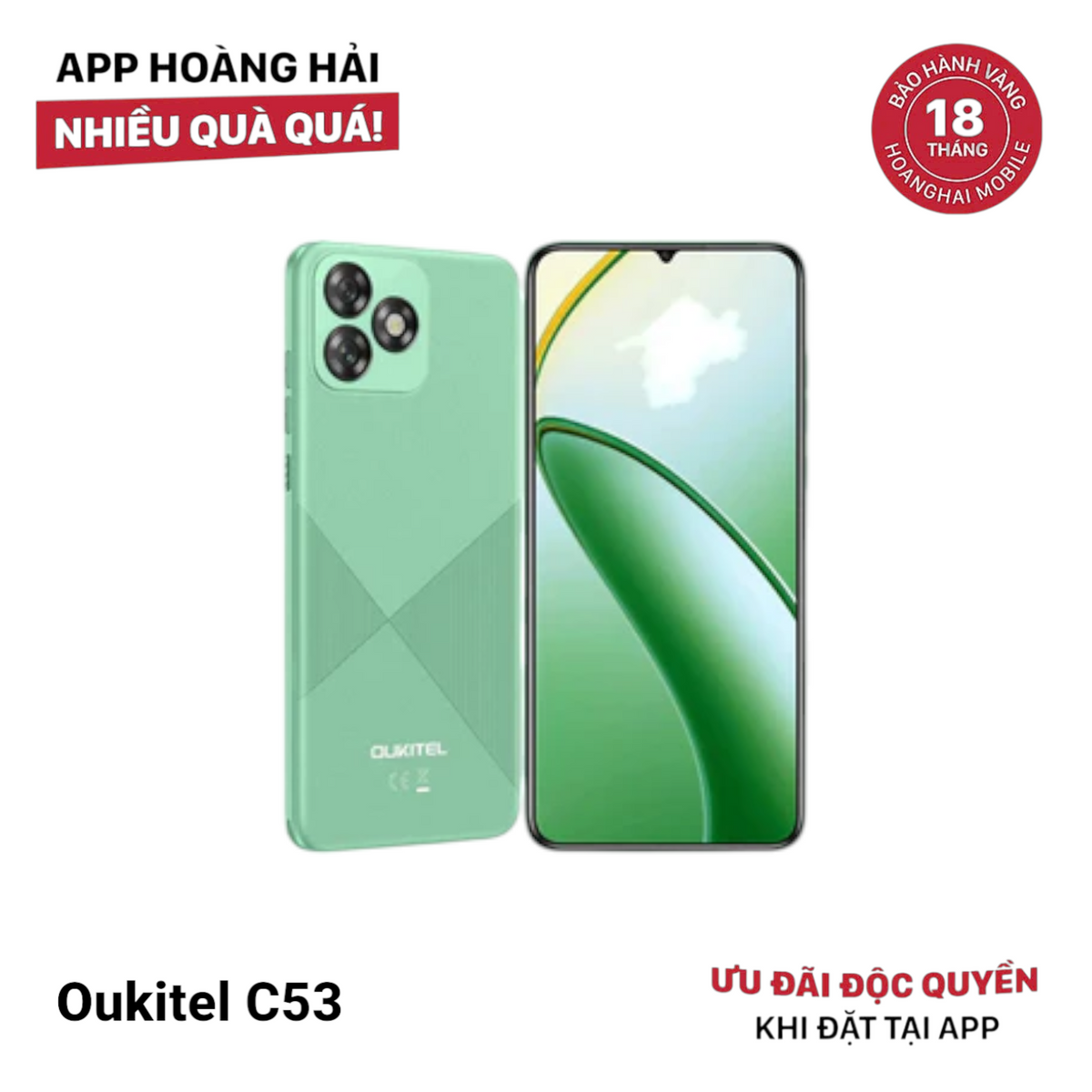 OUKITEL c53 (緑) 8GB+64GB SIMフリー Amazon.com: OUKITEL C53 Cell Phone Unlocked, 6.6