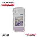HHPK05 Ốp viền lượn sóng hoạ tiết hoa tím