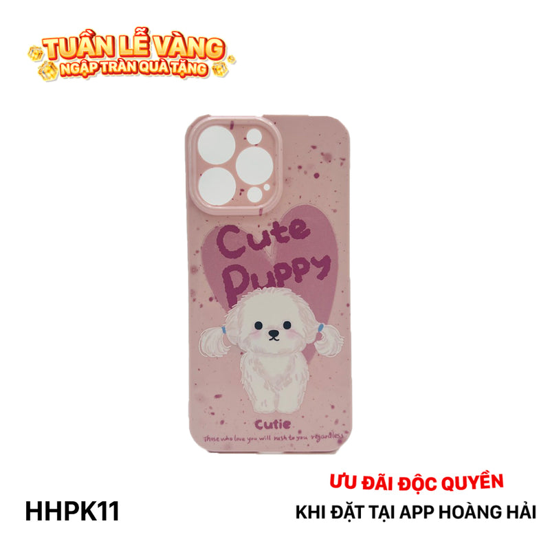 HHPK11 Ốp Cún hồng Cute Puppy