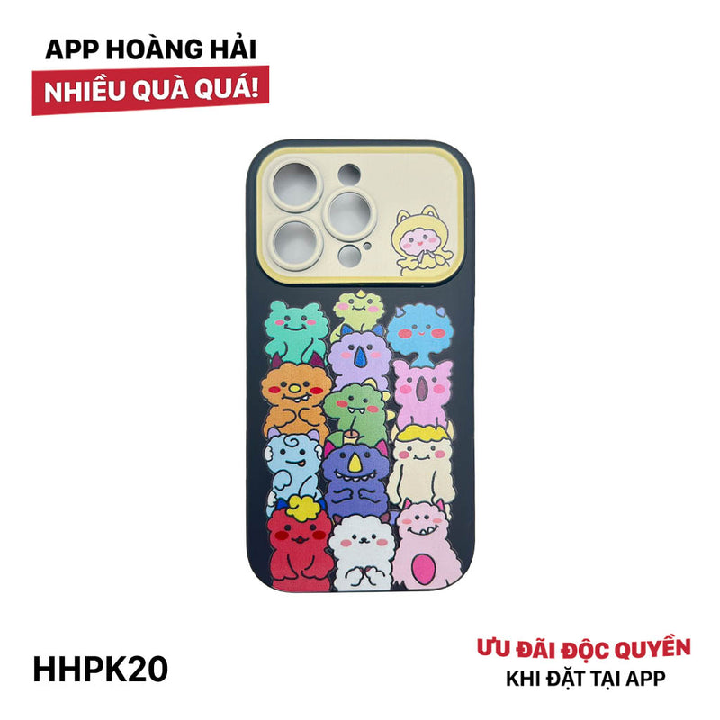 HHPK20 Ốp hoạ tiết Quái Vật nhỏ dễ thương