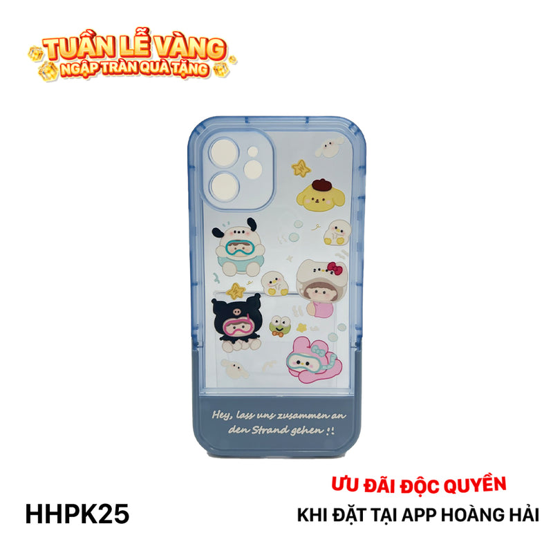 HHPK25 Ốp hoạ tiết hoạt hình có giá đỡ