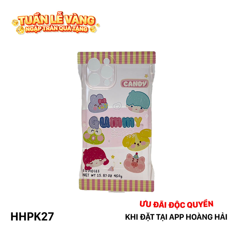 HHPK27 ỐP lưng túi kẹo, in hình