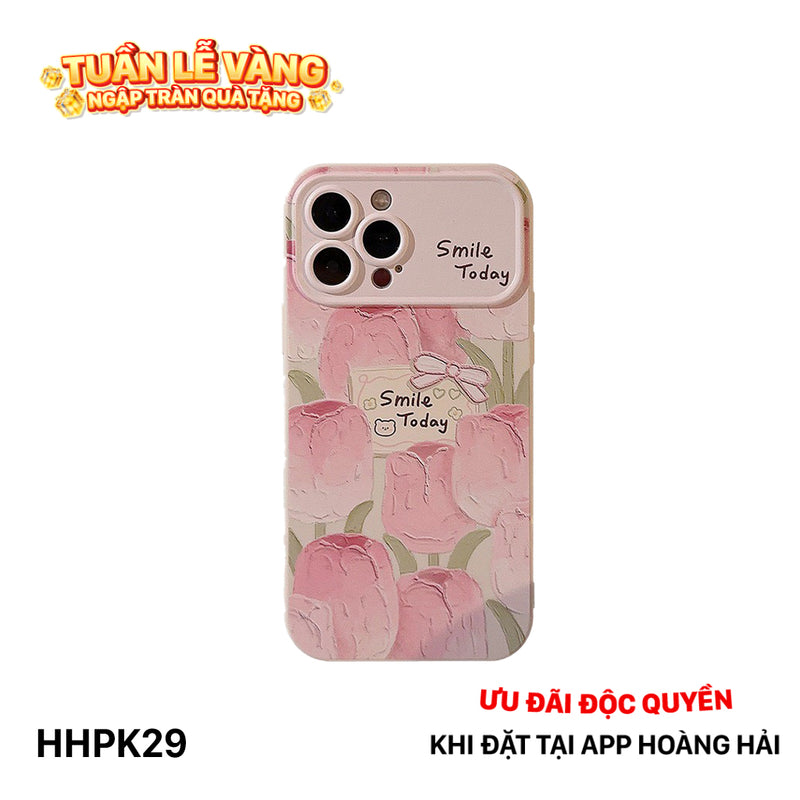 HHPK29 Ốp Hoạ tiết Tulip hồng