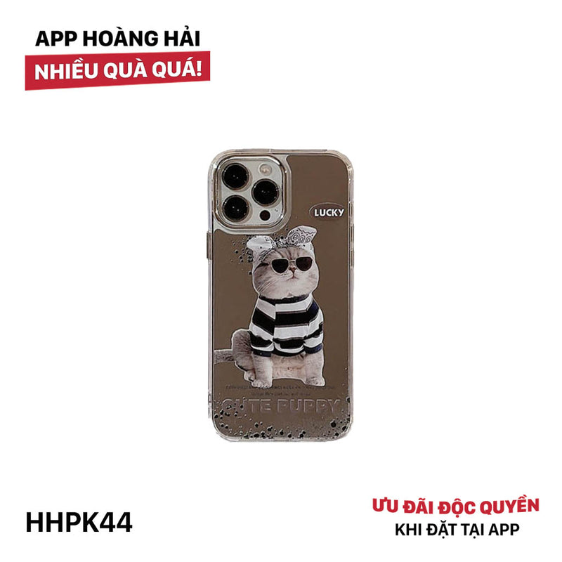 HHPK44 Ốp lưng Cutte Puppy tráng gương