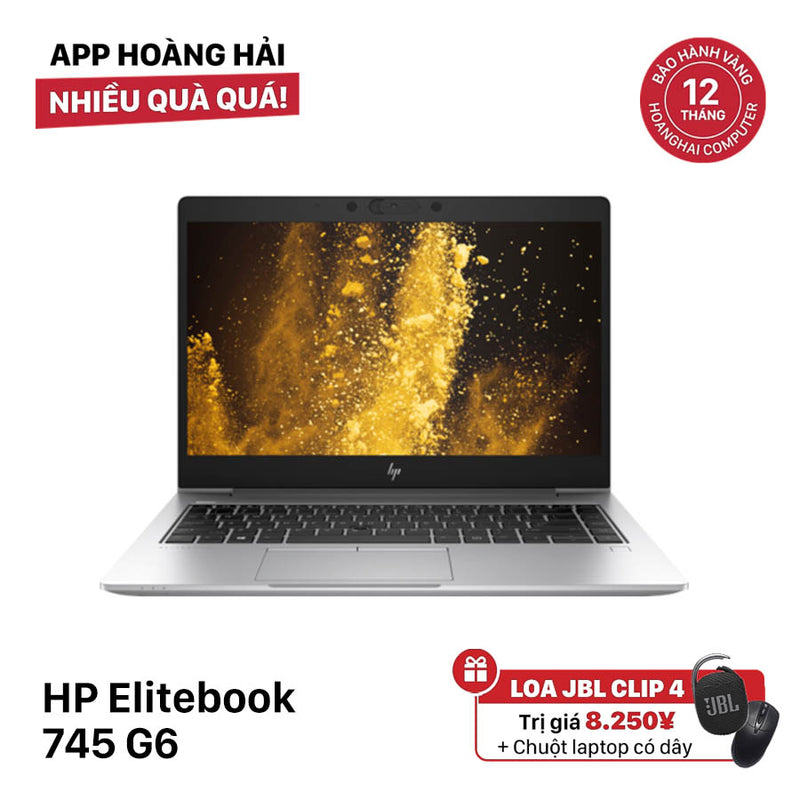 HP Elitebook 745 G6 14" AMD Ryzen 5 PRO 3500U/ RAM 16GB/ SSD 256GB BPTN Likenew