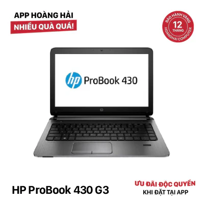 HP ProBook 430 G3 15.6" i5 - 6200U/ RAM 4GB/ SSD 128GB BPTN Likenew (vỏ xước nhiều)