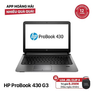 HP ProBook 430 G3 15.6" i5 - 6200U/ RAM 4GB/ SSD 128GB BPTN Likenew (vỏ xước nhiều)