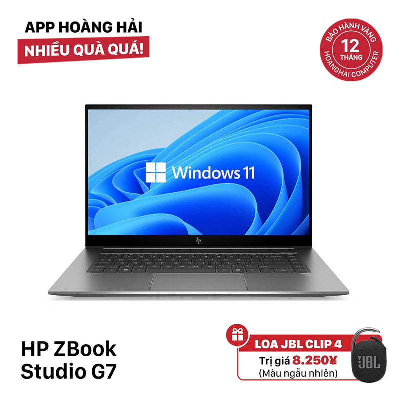 HP ZBook Studio G7 Mobile Workstation 15.6" NVIDIA Quardo T1000 i7 - 10750H/ RAM 16GB/ SSD 512GB BPTN Likenew
