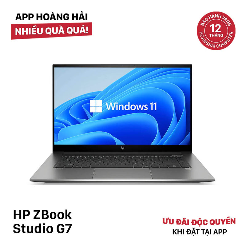 HP ZBook Studio G7 Mobile Workstation 15.6" NVIDIA Quardo T1000 i7 - 10750H/ RAM 16GB/ SSD 512GB BPTN Likenew
