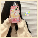 HHPK42 Ốp bình sữa thỏ dâu