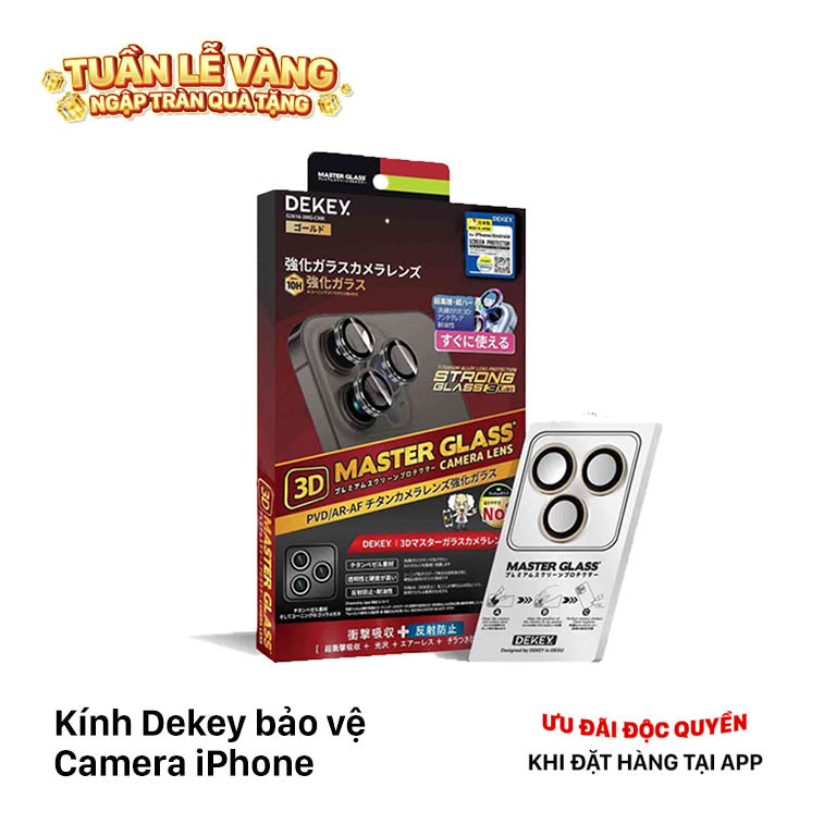 Kính Dekey bảo vệ Camera iPhone