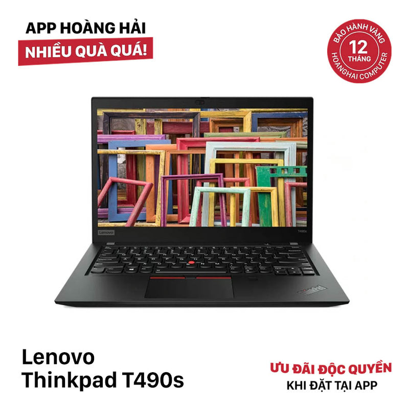 Lenovo Thinkpad T490s 14" i7-8665U/ RAM 16GB/ SSD 256GB BPTN Likenew (Cảm ứng)