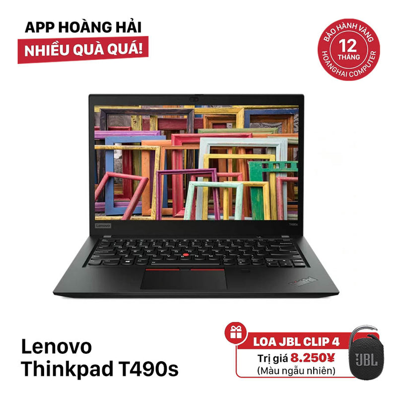 Lenovo Thinkpad T490s 14" i7-8665U/ RAM 16GB/ SSD 256GB BPTN Likenew (Cảm ứng)
